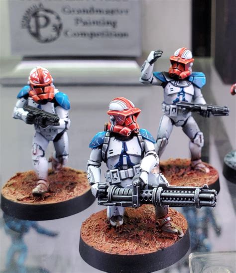 Working on some Clones for Star Wars Legion! : r/minipainting