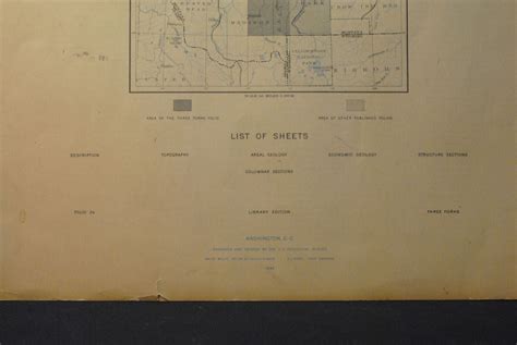 Geologic Atlas of The United States, Three Forks Folio, Montana