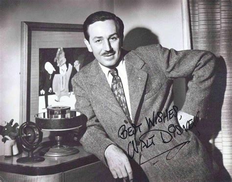 WALT DISNEY Autograph Signed Photo Walt Disney Autographed | Etsy