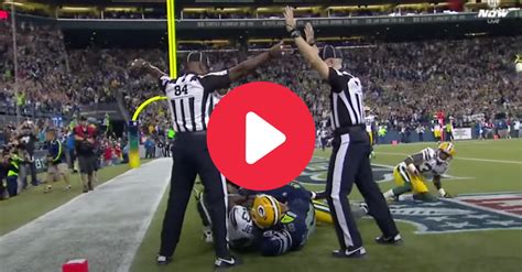 The Fail Mary: Relive The Infamous Replacement Referee Call [VIDEO ...