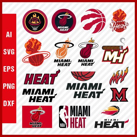 Miami Heat Logo SVG, Miami Heat SVG Cut Files, Heat PNG Logo | Inspire ...