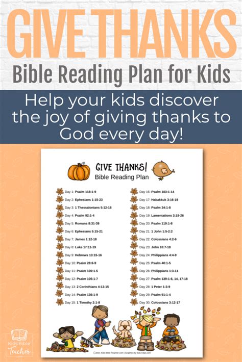 Thanksgiving Resources - Kids Bible Teacher