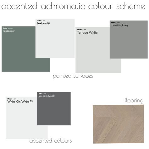 Accented Achromatic Colour Scheme Interior Design Mood Board by gchinotto - Style Sourcebook