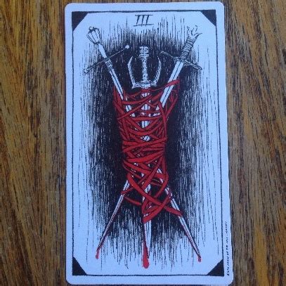 Three of Swords :: Wild Unknown Tarot Card Meanings | Carrie Mallon