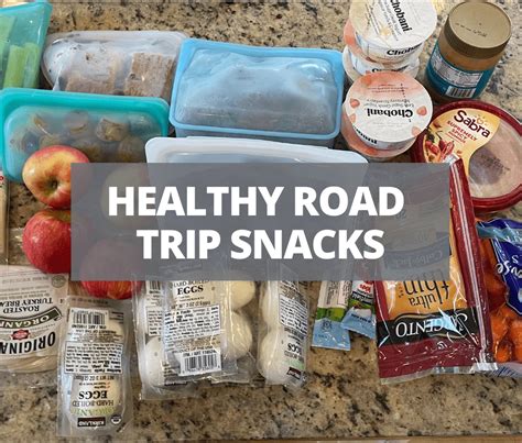 Healthy Road Trip Snacks | On the go snacks, plane snacks