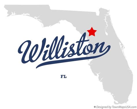 Map of Williston, FL, Florida