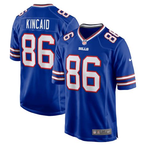 Buffalo Bills Nike Home Game Jersey - Royal - Dalton Kincaid - Mens ...