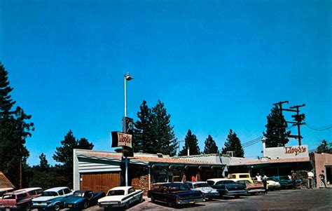 Lloyd's Restaurant in Running Springs, California 1959 Plymouth