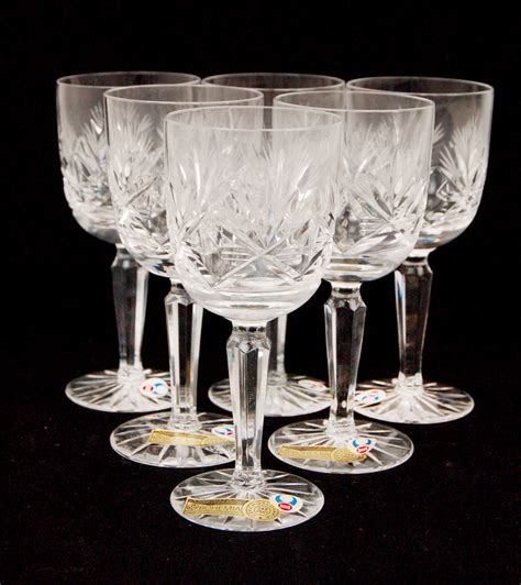 Estate Sale 6pcs Bohemia Crystal Hand Made in Czechoslovakia | Property ...