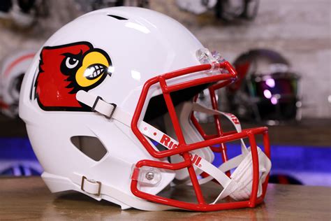 Louisville Cardinals Riddell Speed Replica Helmet – Green Gridiron, Inc.