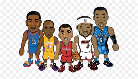 Nba Players Png - Nba Players Cartoon Characters, Transparent Png - vhv