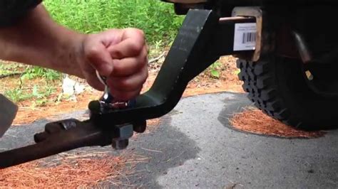 How To Install A Trailer Hitch And Ball On Your Truck Harbor Freight ...