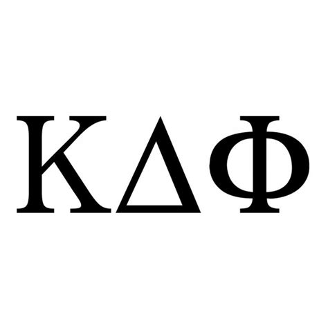 Kappa Delta Phi Greek Letter Window Sticker Decal SALE $4.95. - Greek Gear®