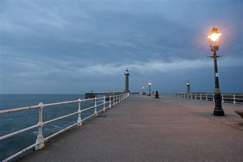 Free Stock photo of whitby west pier | Photoeverywhere