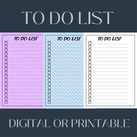 Digital to Do List PDF Downloadable Printable Colourful - Etsy in 2022 | To do lists printable ...