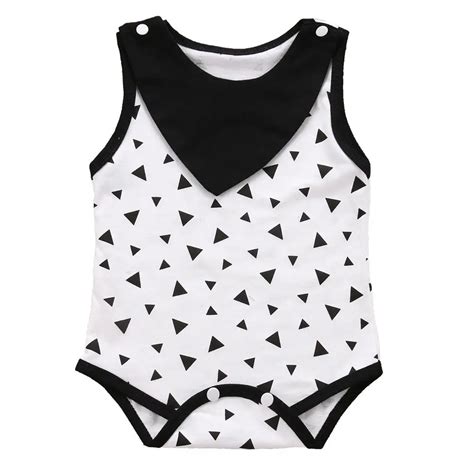 2017 Fashion Summer Baby Bodysuits Summer Hot Casual Newborn Baby Kids ...