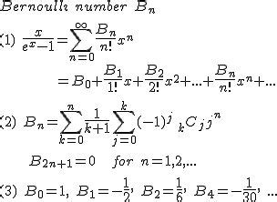 Bernoulli Numbers in C++ | Mathématiques