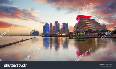 Doha City Skyline City Center After Stock Photo 1504533488 | Shutterstock