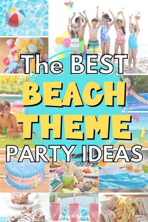 Beach Birthday Party Ideas – Party + Bright