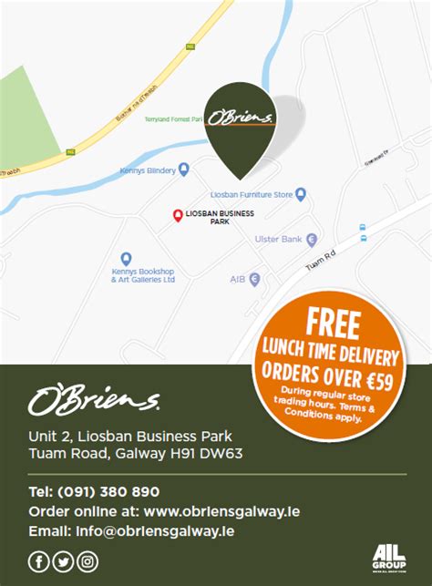 Catering Menu | O'Briens Galway - Handcrafted Sandwiches and Coffee