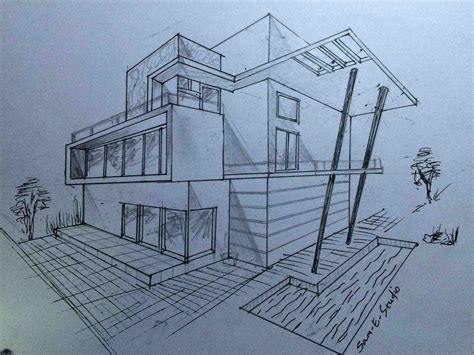 Dream House Drawing at GetDrawings | Free download