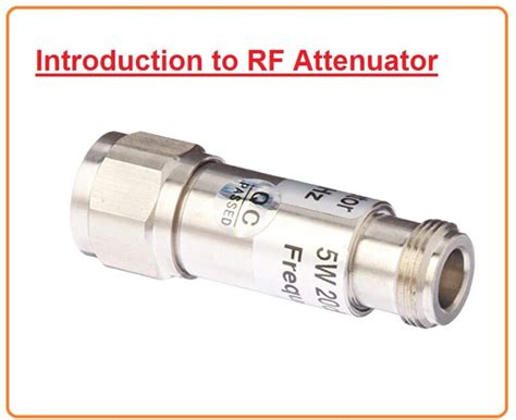 RF Attenuators: basics, types, symbols - The Engineering Knowledge