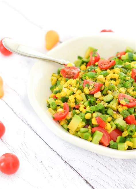 Summer Succotash Salad Recipe w. Fresh Corn | Luci's Morsels