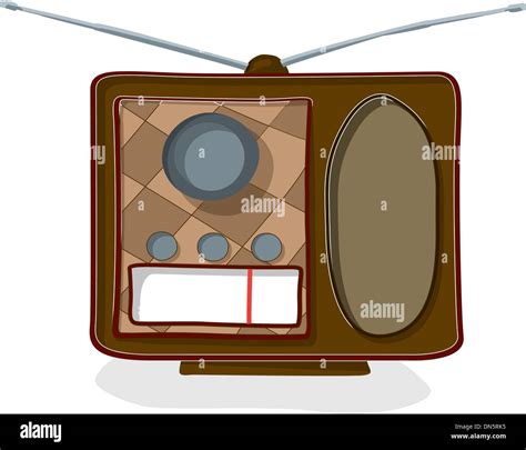 Cartoon radio hi-res stock photography and images - Alamy