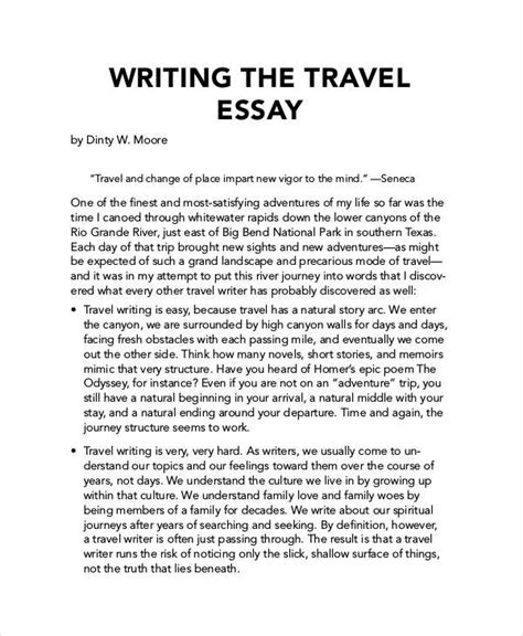 Travelogue Essay – Coretan