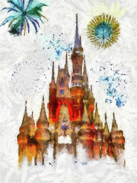 Magic Kingdom Castle Drawing at PaintingValley.com | Explore collection of Magic Kingdom Castle ...