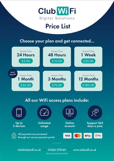 How much does the Wifi Cost? – ClubWiFi