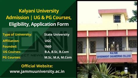 Kalyani University Admission 2024 | UG & PG Courses, Updates, Date