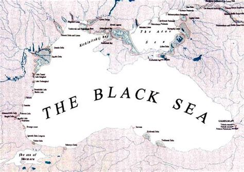 Black Sea Rivers Map