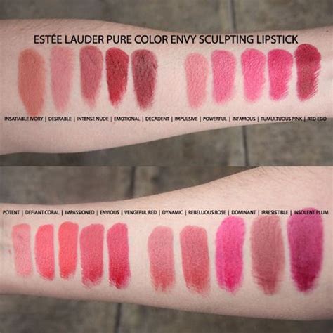 ESTÉE LAUDER PURE COLOR ENVY SCULPTING LIPSTICK (PHOTOS/SWATCHES) | Estee lauder pure color envy ...