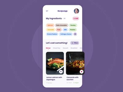 Smart Recipes 🍜 by Maja Szwajcowska on Dribbble