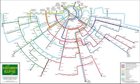 An Alternative Map Of South London Train Routes | London train map, Map ...