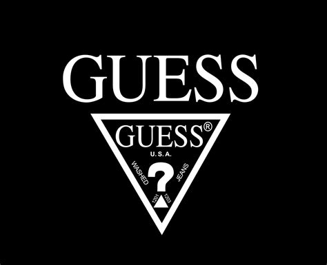 Guess Logo Brand Symbol White Design Clothes Fashion Vector ...