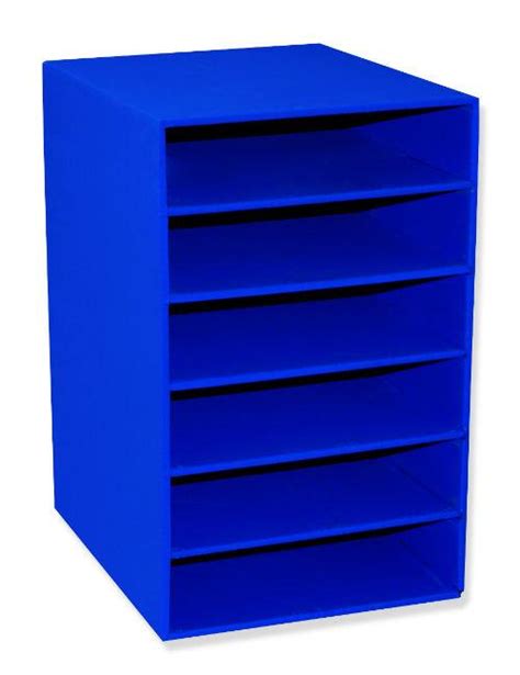 Amazon.com : Classroom Keepers 6-Shelf Organizer, Blue (001312) : Office Desk Organizers ...