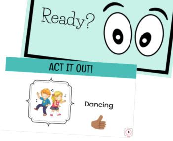 Virtual Learning Game- Act it out! by Engage Teach Repeat | TpT