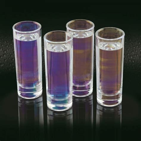 Iridescent 60ml Shot Glasses x 4