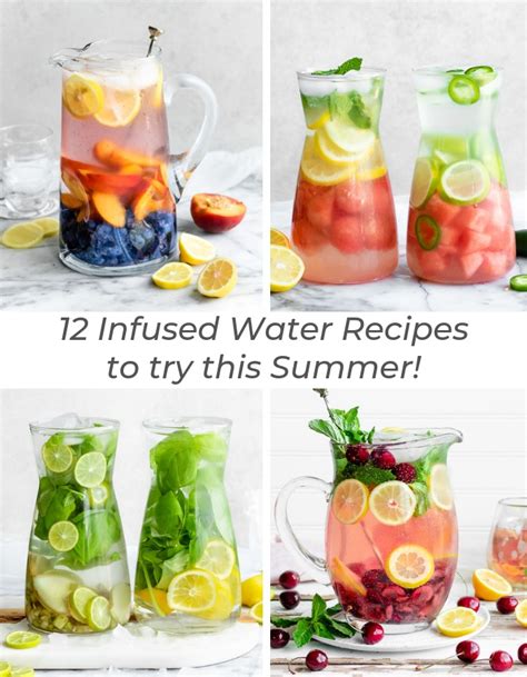 12 Super Refreshing Infused Water Recipes! – The Garden Party