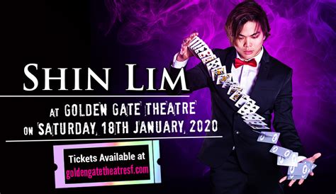 Shin Lim Tickets | 18 January 2020 | Golden Gate Theatre