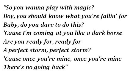 Katy Perry’s “Dark Horse” Lyrics Meaning - Song Meanings and Facts