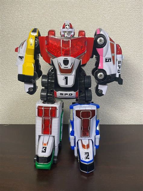 Power Rangers S.P.D. Sentai Dekaranger DX Deka Ranger Robo Megazord BANDAI Japan | eBay