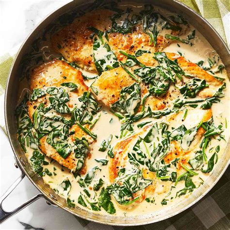 Creamy Garlic Skillet Chicken with Spinach