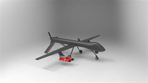 3D Predator Drone Model - TurboSquid 2142993