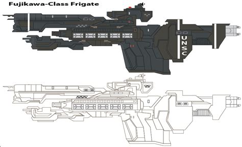 Image - Fujikawa-Class Frigate.png | Halo Fanon | FANDOM powered by Wikia