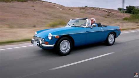 A slightly altered 1973 MGB by Moss Motors and presented by Jay Leno.