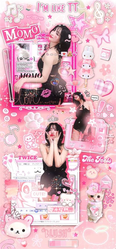 momo lockscreeee in 2024 | Momo, Twice momo wallpaper, Instagram photo frame