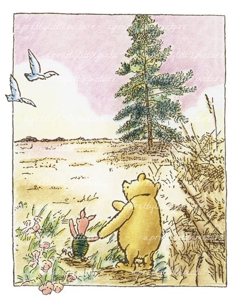 Classic Winnie the Pooh Print Fine Art Print Featuring Pooh | Etsy